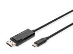 Digitus USB Typ C <=> DisplayPort Bidirektional Adapterkabel