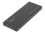 Digitus Ultra Slim HDMI Splitter, 1x4, 4K/60Hz HDR, HDCP 2.2, 18 Gbps, Micro USB Power