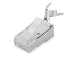 Digitus CAT 6A Modularstecker für Rundkabel, geschirmt, 100 Stk.