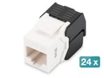Digitus CAT 6 Keystone Modul, ungeschirmt werkzeugfreie Verbindung, 24 Stk.