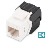 Digitus CAT 6 Keystone Modul, ungeschirmt werkzeugfreie Verbindung, 24 Stk.