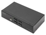 Digitus KVM Switch, 4x1 DP, DP Out, USB