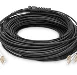 Digitus Vorkonfektionierte Glasfaser Universal Breakout Kabel, Multimode OM4, 8 Fasern, LC/UPC - LC/UPC