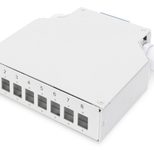 Digitus Hutschienen Spleißbox für 8 LC/DX Kupplungen
