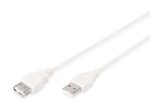 Digitus USB 2.0 Verlängerungskabel, Typ A St/Bu, 1.8m, USb 2.0 konform, be