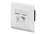 Digitus CAT 6 Anschlussdose, geschirmt 2x RJ45, 8P8C, LSA, Reinweiß, Unterputz