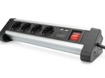 Digitus 4-fach Office-Steckdosenleiste mit 2x USB-Anschlüssen