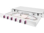 Digitus LWL-Spleißbox, 1HE, bestückt, 6x SC DX, OM4