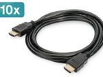 Digitus HDMI High Speed mit Ethernet Anschlusskabel, 10er Pack