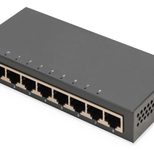 Digitus 8-Port Gigabit Switch, Desktop, Unmanaged, Metallgehäuse