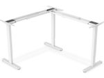 Digitus Elektrisch höhenverstellbares Tischgestell, L-Form Höhe 120 cm, max: 120 kg, Weiß
