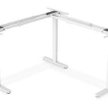 Digitus Elektrisch höhenverstellbares Tischgestell, L-Form Höhe 120 cm, max: 120 kg, Weiß