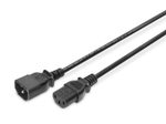 Digitus Netzverlängerungskabel, C14 - C13 St/Bu, 1.2m, H05VV-F3G 0.75qmm, sw