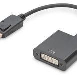 Digitus Aktiver DisplayPort Adapter / Konverter, DP auf DVI
