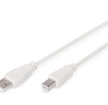 Digitus USB 2.0 Anschlusskabel, Typ A - B St/St, 1.8m, USB 2.0 konform, be
