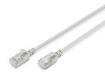 Digitus CAT 6A F-FTP Slim Patchkabel, 7 m, Grau