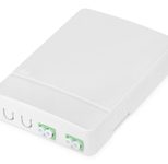Digitus FTTH Gehäuse mit 2 x LC/APC DX Kupplungen