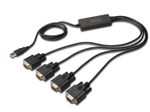 Digitus USB 2.0 zu 4xRS232 Kabel