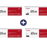 Canon Original Toner 075H 4er-Set Multipack schwarz, cyan, magenta, gelb 6369C002, 6368C002, 6367C002, 6366C002