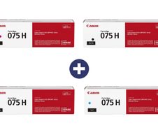 Canon Original Toner 075H 4er-Set Multipack schwarz, cyan, magenta, gelb 6369C002, 6368C002, 6367C002, 6366C002