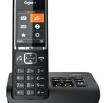 Gigaset Comfort 550A Schnurlostelefon mit Anrufbeantworter schwarz