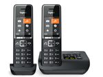 Gigaset Comfort 550A Duo Schnurlostelefon mit Anrufbeantworter schwarz