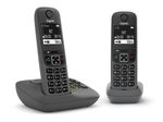 Gigaset AE690A Duo Schnurlostelefon mit Anrufbeantworter anthrazit