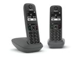 Gigaset AE690 Duo Schnurlostelefon ohne Anrufbeantworter anthrazit