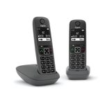 Gigaset AE690 Duo Schnurlostelefon ohne Anrufbeantworter anthrazit