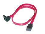 Digitus SATA Anschlusskabel, L-Typ Bu/Bu, 0.5m, 90ø l-gew.-gerade,SATA II/III, ro