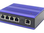 Digitus DN-651118 Netzwerk-Switch Gigabit Ethernet (10/100/1000) Schwarz, Blau