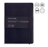 MIQUELRIUS Leather Notizbuch ca. DIN A5 kariert, Anzahl der Seiten:  300