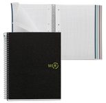 MIQUELRIUS Eco Design Collegeblock DIN A4 kariert schwarz