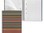 MIQUELRIUS Eco Design Collegeblock DIN A5 kariert bunt