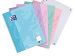 Oxford TOUCH Collegeblock DIN A4 punktkariert pastell flieder, pastell blau, pastell grün, pastell koralle