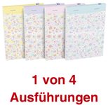 OXFORD Notizblock GO Floral DIN A6 liniert