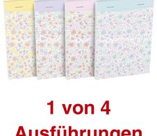 OXFORD Notizblock GO Floral DIN A6 liniert