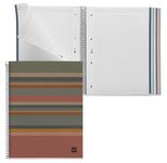 MIQUELRIUS Eco Design Collegeblock DIN A4 liniert bunt
