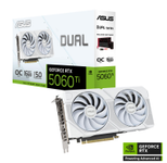 ASUS Dual GeForce RTX 5060 Ti 16GB OC Edition GDDR7 White Gaming Grafikkarte