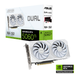 ASUS Dual GeForce RTX 5060 Ti 16GB GDDR7 White Gaming Grafikkarte