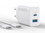 Anker 20W USB-A, USB-C Ladegerät, weiß