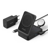 Anker MagGo 15W 3in1 USB-C Wireless Ladegerät, schwarz