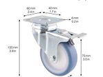 WAGNER® design yourself Apparate-Lenkrolle RO 3775 grau
