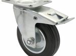 WAGNER® design yourself Transportgeräte-Lenkrolle RO 7124 silber