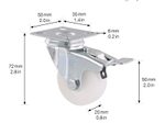 WAGNER® design yourself Apparate-Lenkrolle ECO RO 3250 weiß