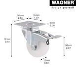 WAGNER® design yourself Apparate-Lenkrolle ECO RO 3250 weiß