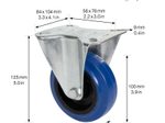 WAGNER® design yourself Transportgeräte-Bockrolle RO 8700 blau