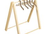 Rayher Dekoartikel natur Wichtel Mini Kleiderständer, 1 Set