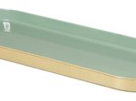 Rayher Dekoartikel eukalyptus/gold Metall-Tablett, 1 St.