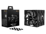 Be Quiet Gehäuselüfter Pure Wings 3 3-Pack 140mm PWM schwarz